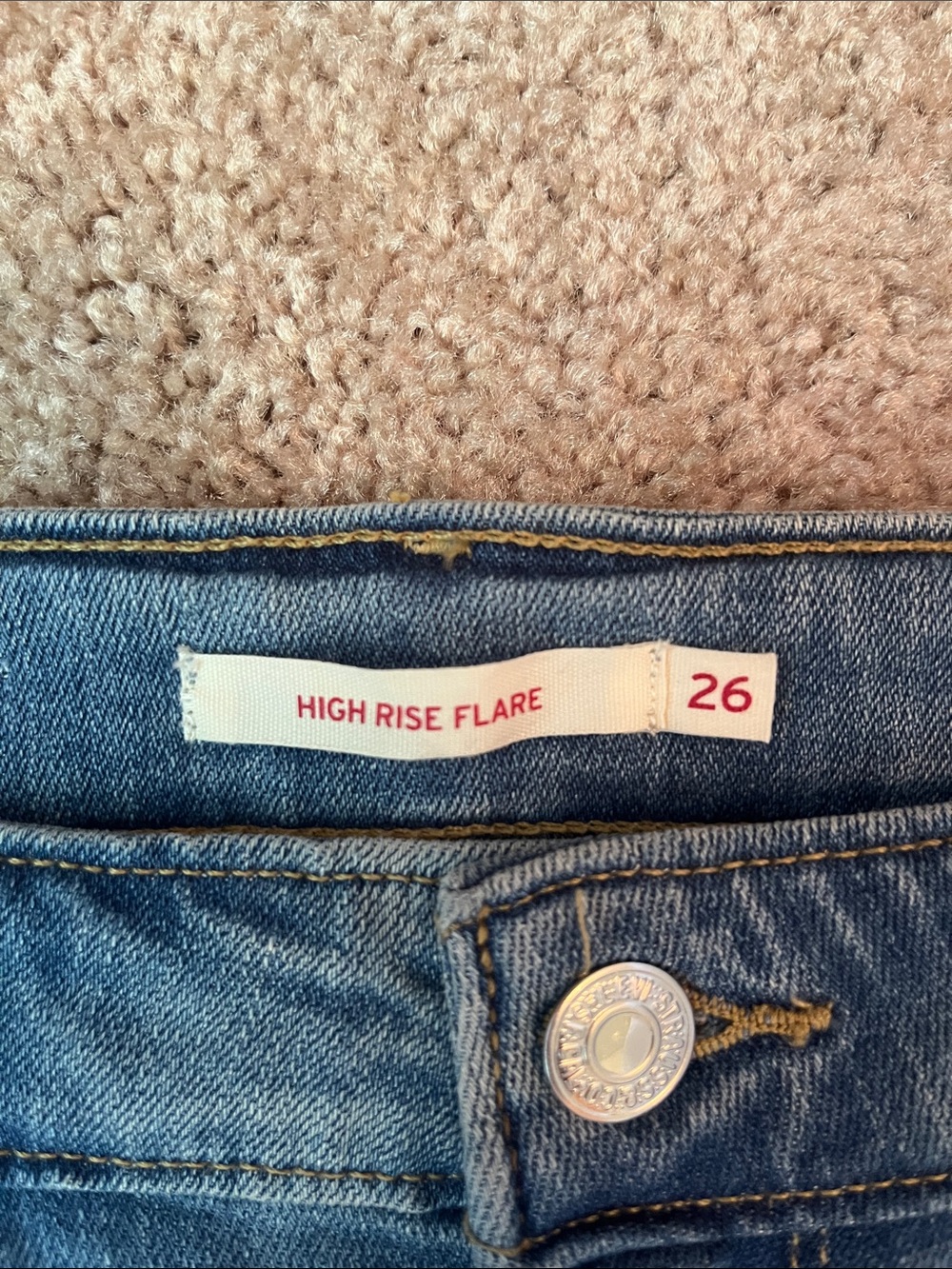 Levi’s High Rise Flare Jeans - Picture 4 of 8